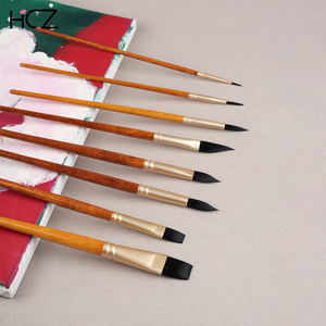 Nouveauté : Outils de peinture artistique, pinceaux plats/ronds/langue de <span class=keywords><strong>chat</strong></span>/liner/forme de poignard, pinceau professionnel pour <span class=keywords><strong>aquarelle</strong></span> - Product Image 4