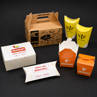 Fabricant de contenants jetables en carton pour emballages alimentaires (burgers, ailes de poulet, frites) avec logo personnalisé OEM pour les chaînes de cafés