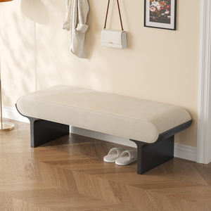 Pouf repose-pieds moderne en velours <span class=keywords><strong>de</strong></span> luxe pour la maison pour le salon chambre canapé changement <span class=keywords><strong>de</strong></span> chaussures dressing <span class=keywords><strong>lit</strong></span> <span class=keywords><strong>banc</strong></span> d'extrémité - Product Image 4