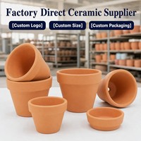 Life-Word Succulent Pot Tanaman Bunga Dekoratif Kustom MOQ Rendah Dalam Ruangan Luar Ruangan Mini Tanah Liat Terakota Pot