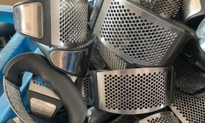 Hachoir à <span class=keywords><strong>ail</strong></span> innovant en acier inoxydable avec éplucheur et grattoir pour outil de cuisine Smash avec poignée - Product Image 5