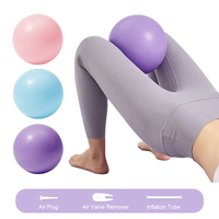 Vente en gros de balles de Pilates miniatures de 25 cm en PVC écologique anti-éclatement pour le remodelage corporel, l'entraînement et les exercices, avec logo personnalisé