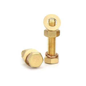 Nhà Máy giá bán buôn Metric DIN 933 DIN 931 Hex bu lông bằng đồng lắp ráp với máy giặt Nut Assortment - Product Image 5