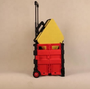 <span class=keywords><strong>Chariot</strong></span> de supermarché <span class=keywords><strong>pliable</strong></span>, portable et <span class=keywords><strong>pliable</strong></span>, en plastique, avec roulettes, pour <span class=keywords><strong>épicerie</strong></span> d'entrée - Product Image 4
