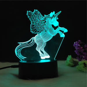 <span class=keywords><strong>La</strong></span> licorne — symbole de <span class=keywords><strong>la</strong></span> liberté, veilleuse 3D, symbole de <span class=keywords><strong>la</strong></span> liberté - Product Image 3