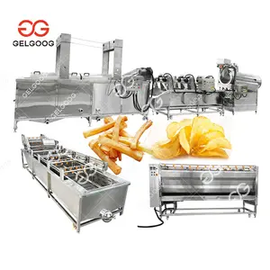 Frozen French Fries Making Machine Pommes Frites Production Line