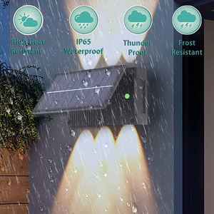 Luz de pared solar al aire libre impermeable terraza exterior pared puerta decoración Villa balcón RGB jardín al aire libre patio Luz - Product Image 6