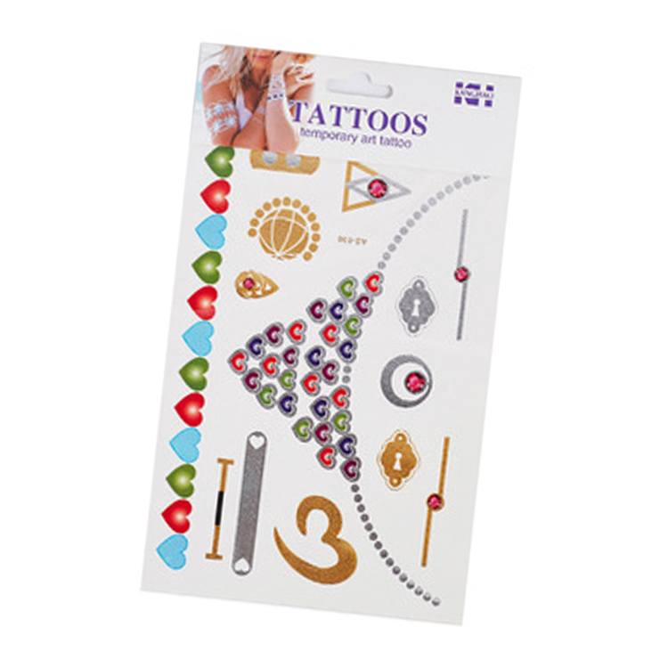 Индивидуальная рекламная Реалистичная Временная переводная татуировка для тела