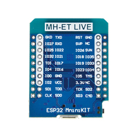 Placa de desarrollo de Internet de las cosas, MH-ET en vivo, D1, ESP32, ESP-32, WiFi + BT, basado en ESP8266, completamente funcional