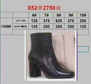 Botines de Mujer de Cuero Genuino con Punta Cuadrada, Tacón Grueso, Cremallera Lateral, Zapatos de Vestir de Otoño, Entresuela de PU, Suela de PVC - Product Image 5