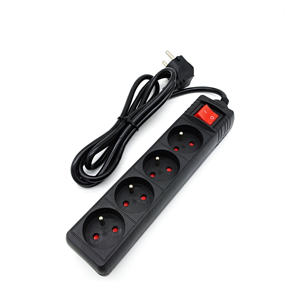 4 prises prises prises secteur universelles portables et étanches pour enfants, 10/250V, protection de haute qualité, contre les surcharges, 4 prises - Product Image 3