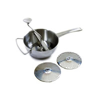 18/8 Food-grade roestvrijstalen handmatige handkruk molen, voedselmolen, milieuvriendelijk, duurzaam, moeiteloze verwerking, aardappelpuree