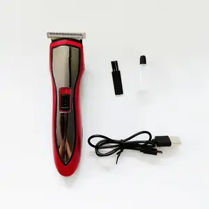 Amazon USB recargable hombres peluquero cortadora de pelo T Balde cabeza eléctrica cortadora de pelo recortadora afeitadora inalámbrica recortadora