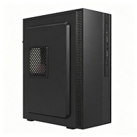 Tour de PC de bureau durable compatible M-ATX ITX, 4 emplacements PCI, 3 disques durs, 1 SSD, nombreuses positions d'installation de ventilateurs, accessoire pour PC.