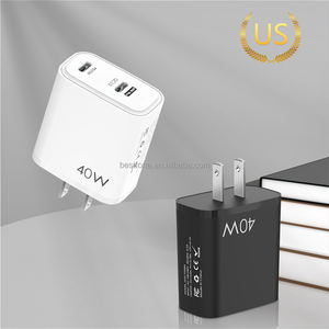 Cargador de Teléfono Móvil de 40 W, Enchufe EU, US, UK, Tipo C, <span class=keywords><strong>Carga</strong></span> Rápida para Android, <span class=keywords><strong>Carga</strong></span> Súper Rápida para Samsung/Xiaomi/<span class=keywords><strong>Huawei</strong></span> - Product Image 5