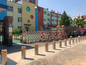 Erişim kontrol sistemi için en kaliteli paslanmaz çelik geri çekilebilir yükselen otomatik direkler - Product Image 4