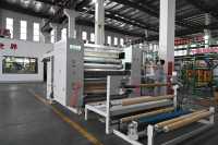 Máquina laminadora de cortinas de alta eficiencia PUR Hot Melt Glue TPU Film colchón máquina laminadora impermeable
