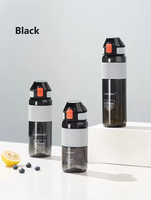 Nouvelle bouteille d'eau sportive en plastique réutilisable, grande, portable, anti-fuite et anti-chute pour l'extérieur