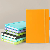 Promotion : Carnet en cuir multicolore épais pour étudiants, personnalisable avec logo, vente en gros par le fabricant