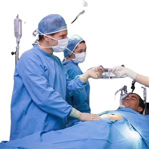 Steril ambalaj ile cerrahi önlük tek kullanımlık olmayan dokuma su geçirmez fiyat - Product Image 2