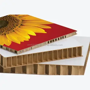 Lightweight Kraft Corrugated 48"x 96" Honeycomb Cardboard Core Sheet Compressed Paper Board Panels For Printing Display Stands
