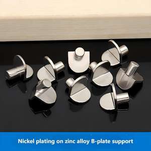 Struttura in lega di zinco solida staffa divisoria in vetro stratificato supporto per ripiano a sette caratteri <span class=keywords><strong>B</strong></span> prodotti di lavorazione - Product Image 2