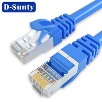 Cable de Red UTP CAT6 26AWG, Cables de Conexión de Cobre Trenzado para Computadora, Blanco, Azul, Negro, 1M, 2M, 3M, 5M, 8M, 10M, 20M, 30M, POE