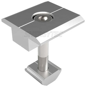 Anodized kết thúc bảng điều khiển năng lượng mặt trời kẹp cho khung PV mô-đun mái cài đặt nhôm giữa kẹp cho hệ thống lắp đặt bảng điều khiển năng lượng mặt trời - Product Image 6