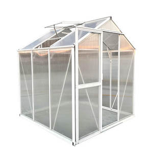 บ้านหลังเล็กหนึ่งหลังพร้อมเรือนกระจกอลูมิเนียมแบบ Cold Frame สำหรับปลูกพืชในร่มที่ดีที่สุด - Product Image 4