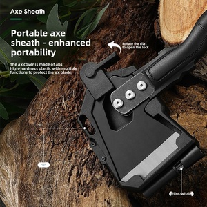 Hacha <span class=keywords><strong>de</strong></span> supervivencia táctica multiusos para acampar al aire libre con herramienta <span class=keywords><strong>de</strong></span> coche características <span class=keywords><strong>de</strong></span> extinción <span class=keywords><strong>de</strong></span> incendios pequeño hacha <span class=keywords><strong>de</strong></span> mano <span class=keywords><strong>de</strong></span> acero inoxidable DIY - Product Image 5