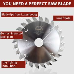 Lame de scie circulaire universelle 120mm 24T en carbure de tungstène Tct pour bois - Product Image 5