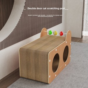 Rascador para Gatos, Cama para Gatos, Cartón Corrugado de Doble Capa, Tamaño Extra Grande, Multifuncional, Duradero, Antideslizante - Product Image 3
