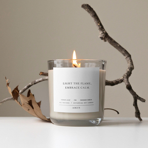 AIKUN OEM Supplier Brand Label Handmade <b>Long</b> Lasting Decorative Scented <b>Candle</b> for Wedding Party - Product Image 3