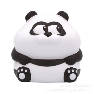 Panda Shape PU Foam Slow Rebound <b>Squishy</b> Toy For Kids Age 2 4 Years Unisex Fidget Toy - Product Image 1