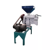 N 50, N70, N110, N120 petit moulin à riz avec ventilateur simple riz polisseur machine