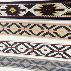 Nachhaltiger Taschen riemen aus 100% Polyester Anpassbares Logo Dicker Twill-Stil für Schuhe Schulter gurt 25mm/50mm/38mm breites Gurtband - Product Image 2