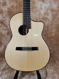 Guitarra Clásica de Madera Maciza de 39 Pulgadas con Pastilla, Guitarra de Madera, Guitarra - Product Image 2