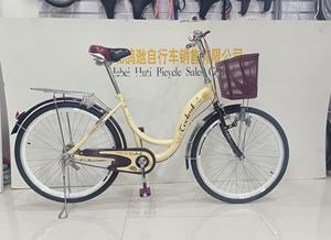 Vélo de ville classique à une vitesse, 26 pouces, en gros, acier à haute teneur en carbone, jantes en alliage d'aluminium, double siège, vélo hollandais vintage - Product Image 3