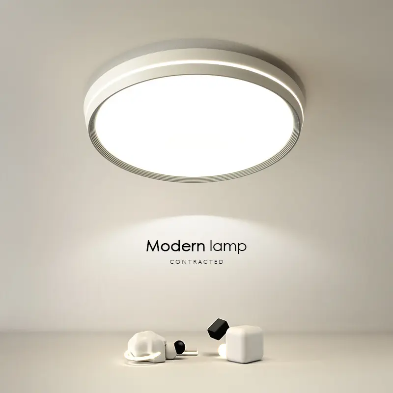 smart lamp remote control fixtures design room lights modern house mounted led ceiling light for home