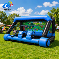 Stand de Tir Commercial Gonflable en PVC pour Carnaval – Jeu de Cible Facile à Installer pour Enfants et Adultes, Utilisation Intérieure et Extérieure