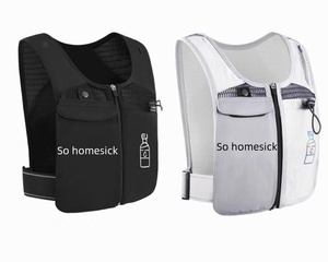 Gilet de course à pied réfléchissant léger personnalisé avec logo, <span class=keywords><strong>pour</strong></span> marathon, trail, cyclisme, entraînement, hydratation, avec <span class=keywords><strong>porte</strong></span>-téléphone - Product Image 2