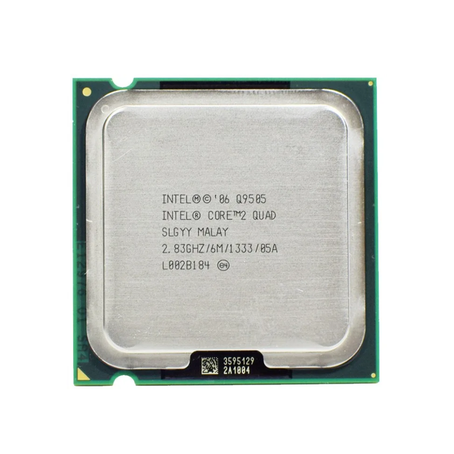 New Q9505 for Core Quad-Core 4 Cores 4 Threads 2.83GHz LGA 775 6MB Cache 95W TDP Desktop Processor