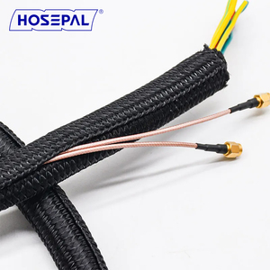 HosePal Split Noise Reduction <strong>Self</strong> Closing <strong>Braided</strong> Cable <strong>Sleeving</strong> Sleeve <strong>Wrap</strong> Wrapping for Wire Harness Loom Management - Product Image 5