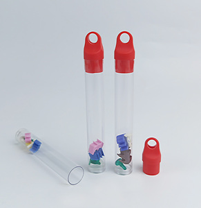 Trong suốt <span class=keywords><strong>PVC</strong></span> nhựa hình trụ ống với treo cap đối với lưu trữ - Product Image 4