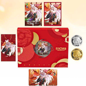 Boîte cadeau à thème du Nouvel An Riftbound 100% originale, boîte cadeau de cartes <span class=keywords><strong>LOL</strong></span>, carte rare Blade Dancer, cartes de jeu de société - Product Image 4