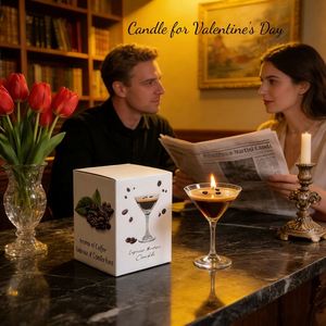 Oshine Coffee Handmade Soy Wax Espresso Martini Scent Home Fragrance <b>Candle</b> - Product Image 5