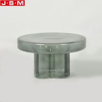 Mobilier de salon de luxe couleur personnalisée Table basse d'appoint en verre trempé