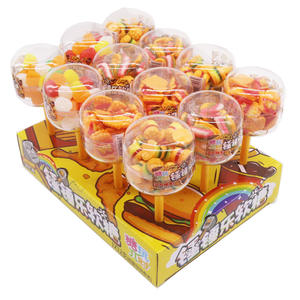 ハンマーファッジQ爆弾グミバーガーロリポップ甘い味の子供用おもちゃキャンディーパウダーフォームハラール認証卸売 - Product Image 5