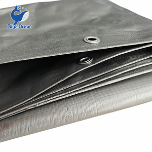 Bâche en PE 300 g/m², imperméable, haute résistance, fabriquée en Chine, résistante aux UV, tissu enduit de PE, bâche de haute qualité avec assurance qualité. - Product Image 4