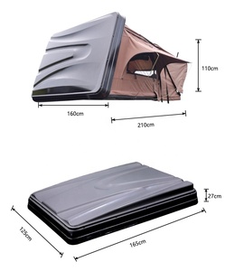 Hard Canvas Four-Season <b>Waterproof</b> 4-5 Person Rooftop <b>Tent</b> Automatic Portable Car <b>Tent</b> - Product Image 3